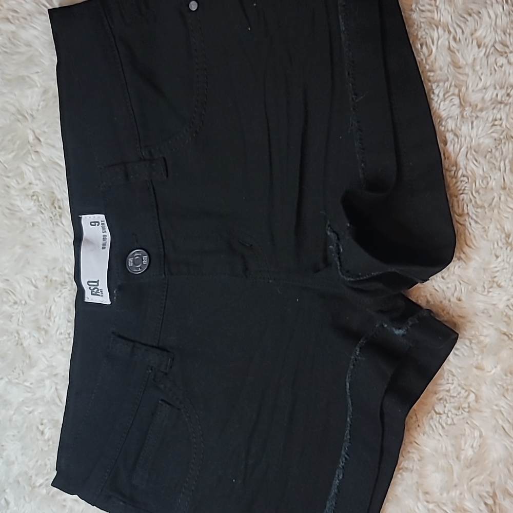 NWOT RSQ Malibu Shorts sz 9 Black